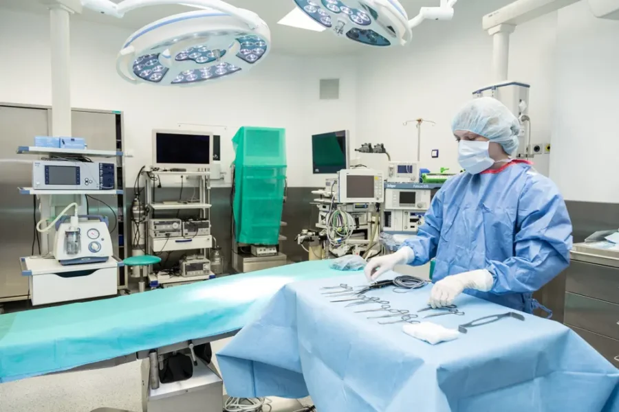 operacyjny stół chirurg