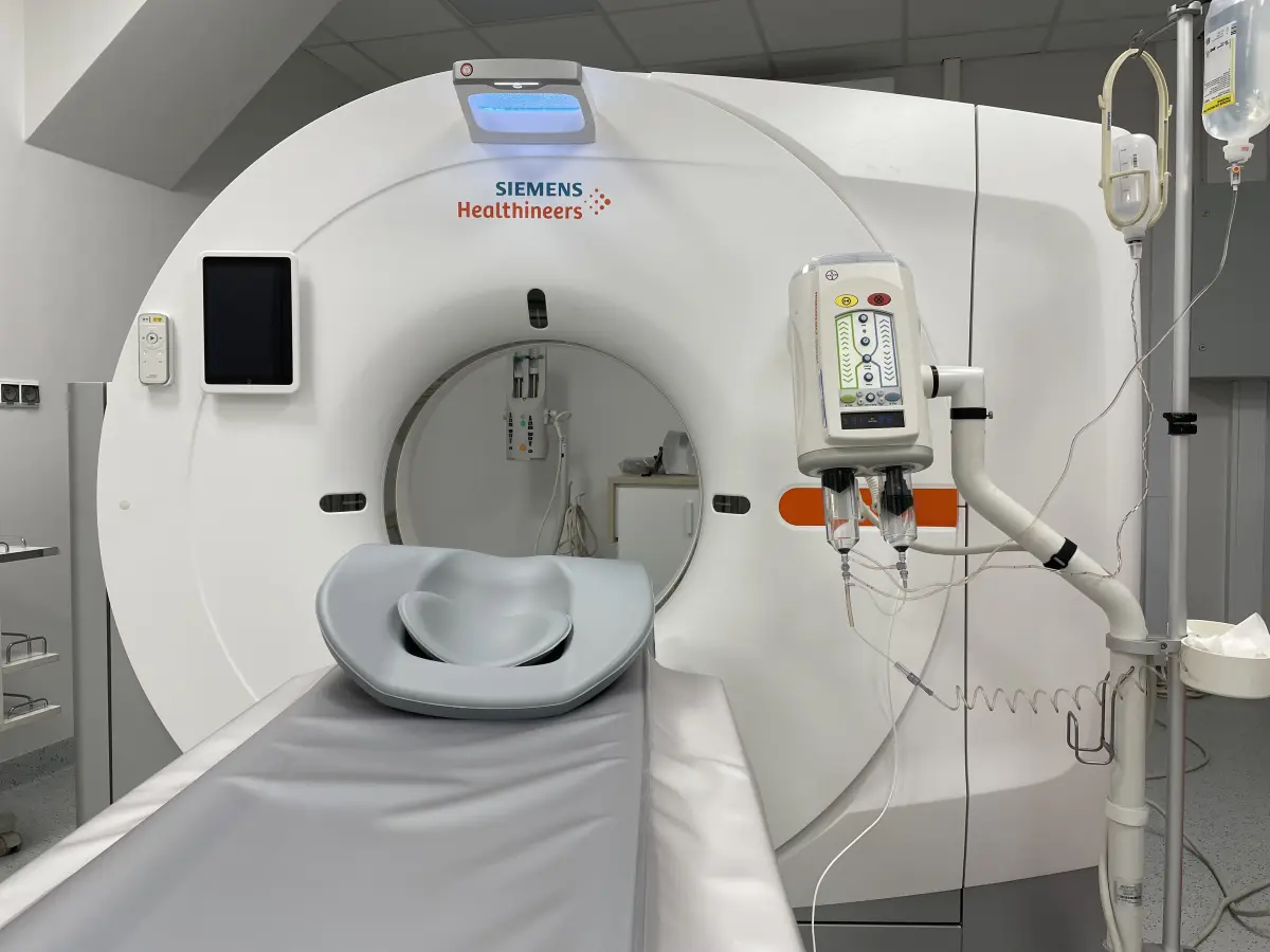 Nowy aparat do tomografii komputerowej w Szpitalu Fieldorfa