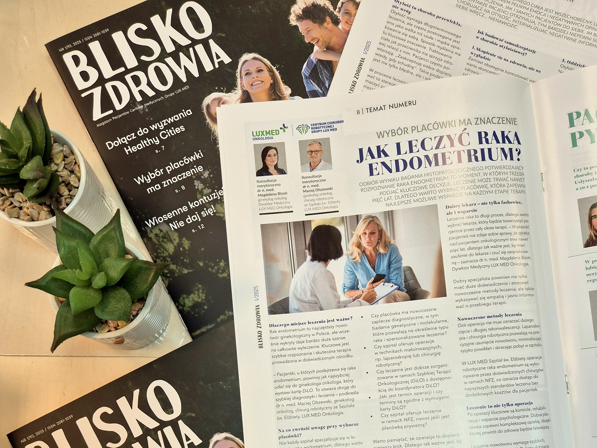 Jak leczyć raka endometrium? Zapraszamy do lektury artykułu w najnowszym numerze Blisko Zdrowia