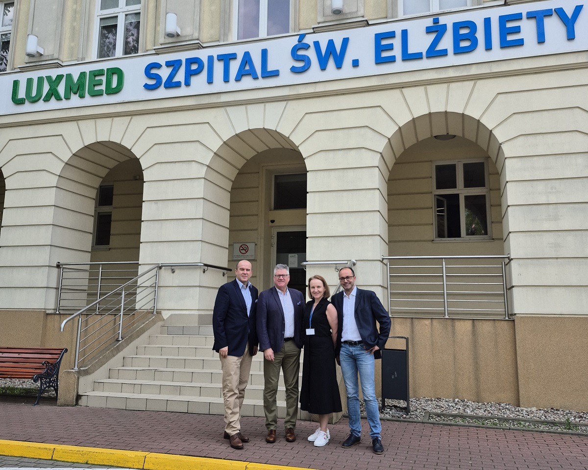 Wizyta Prezesa BUPA ANZ w LUX MED Szpital św. Elżbiety