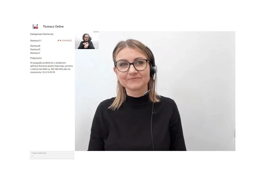Usługa Tłumacza Polskiego Języka migowego w placówkach LUX MED Onkologia