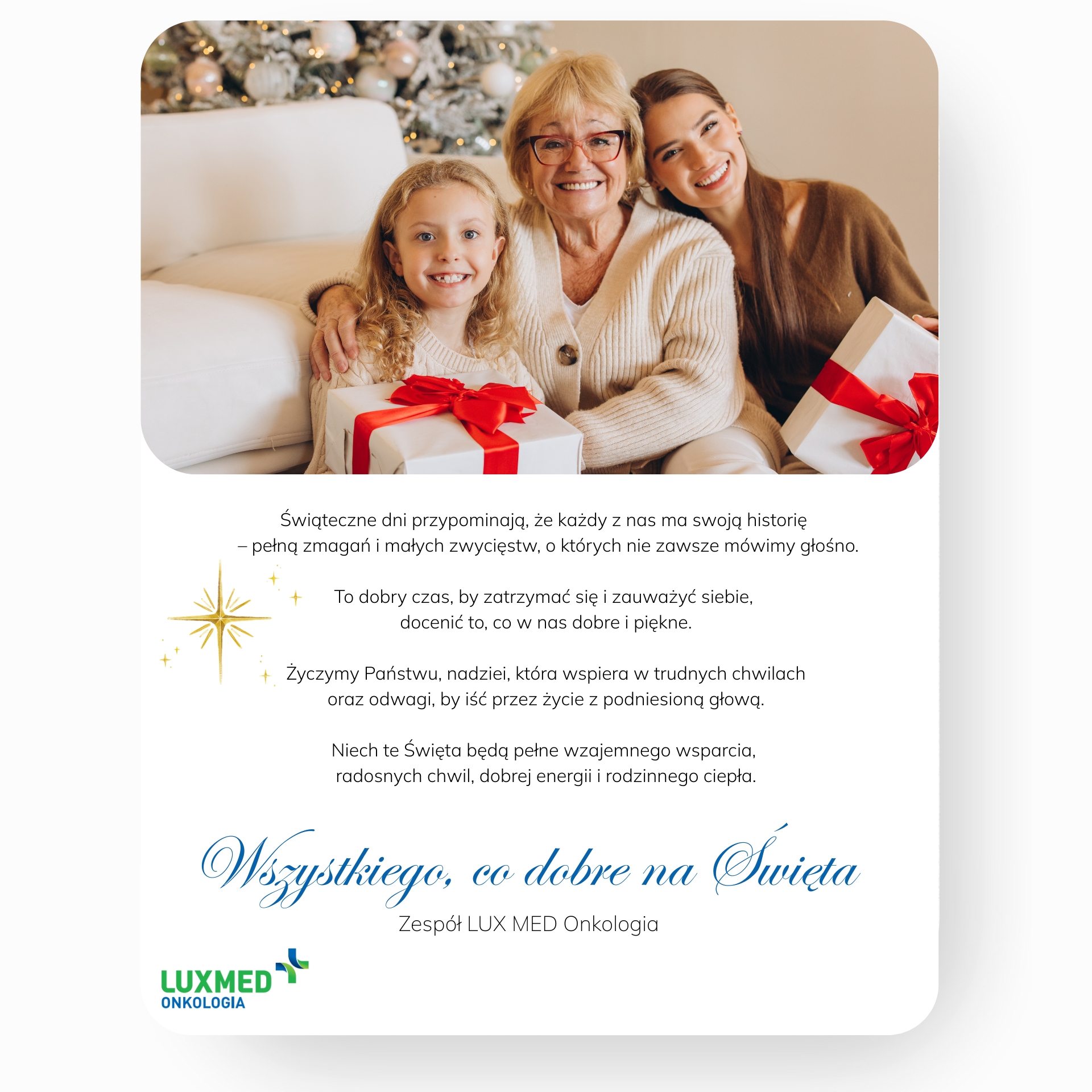 Serdeczne świąteczne życzenia