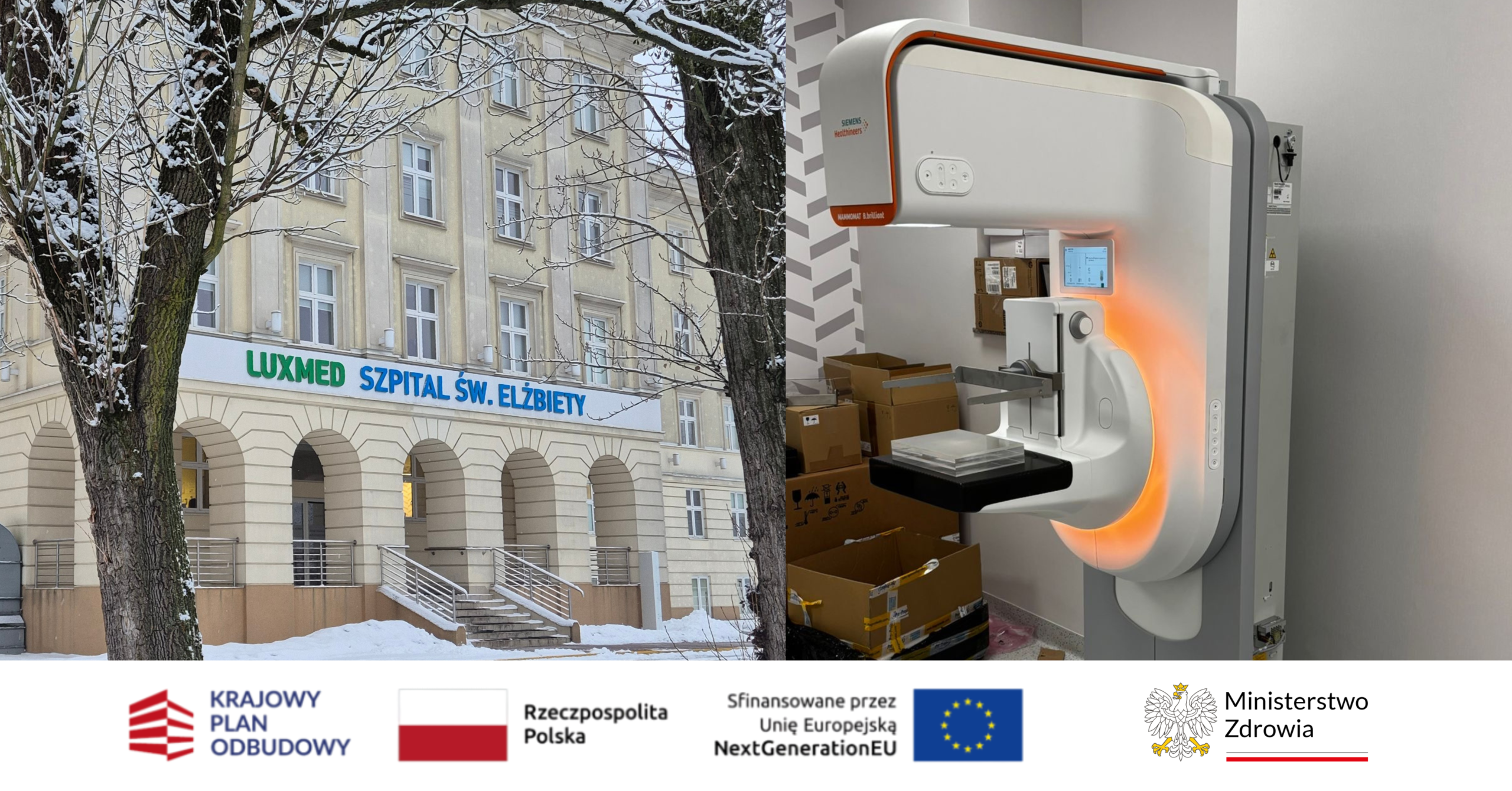 Aktualizacja realizacji działań w ramach Krajowego Planu Odbudowy w szpitalach LUX MED Onkologia Aktualizacja realizacji działań w ramach Krajowego Planu Odbudowy w szpitalach LUX MED Onkologia