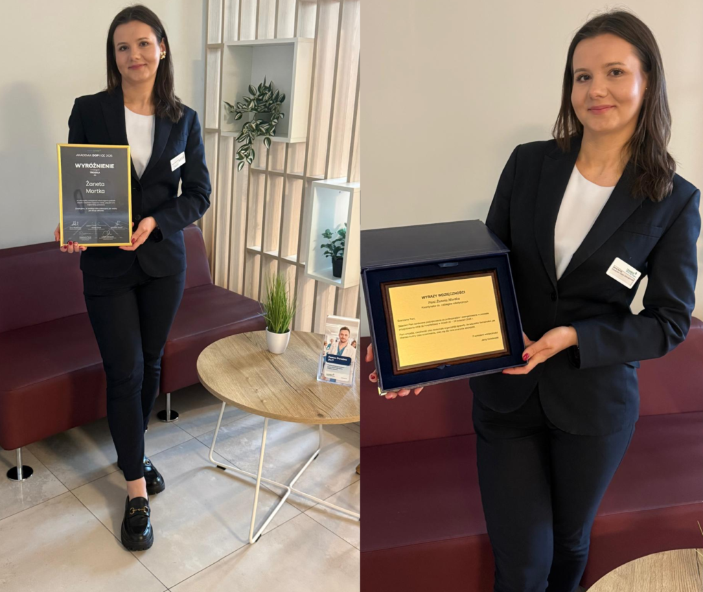 Koordynatorka LUX MED Onkologia wyróżniona podczas Akademii Działów Obsługi Pacjenta i Contact Center Grupy LUX MED Koordynatorka LUX MED Onkologia wyróżniona podczas Akademii Działów Obsługi Pacjenta i Contact Center Grupy LUX MED